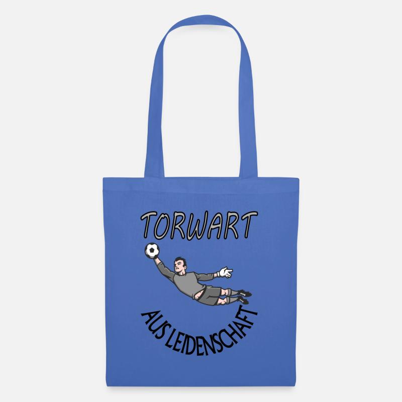 Ich bin Torwart aus Leidenschaft Torhüter Geschenk - Stoffbeutel - Hellblau