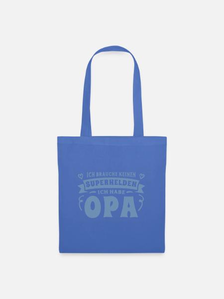 Opa Enkel Sprüche Ich habe meinen Opa - Stoffbeutel - Hellblau