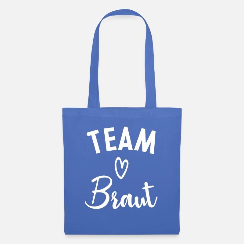 Team Braut - Stoffbeutel - Hellblau