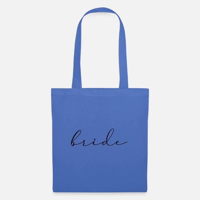 BRIDE - BRAUT - Stoffbeutel - Hellblau
