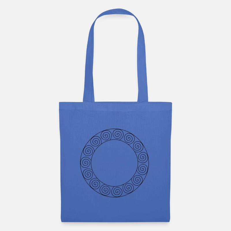 Rahmen Maya Keltisch eigenes Design - Stoffbeutel - Hellblau