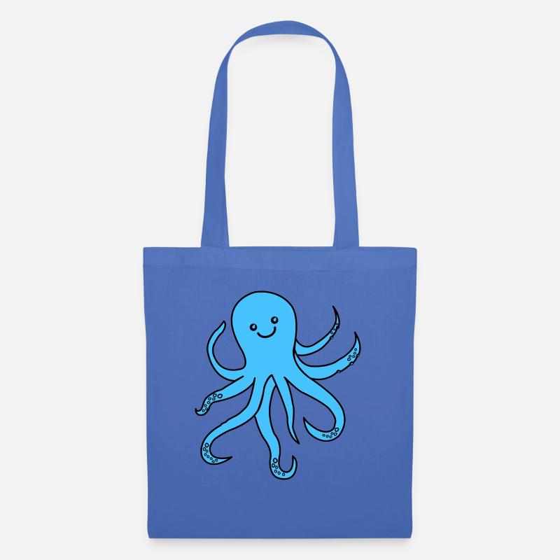 krake oktopus - Stoffbeutel - Hellblau