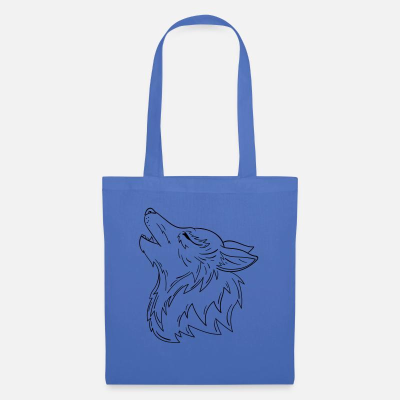 Wolf - Tote Bag - light blue