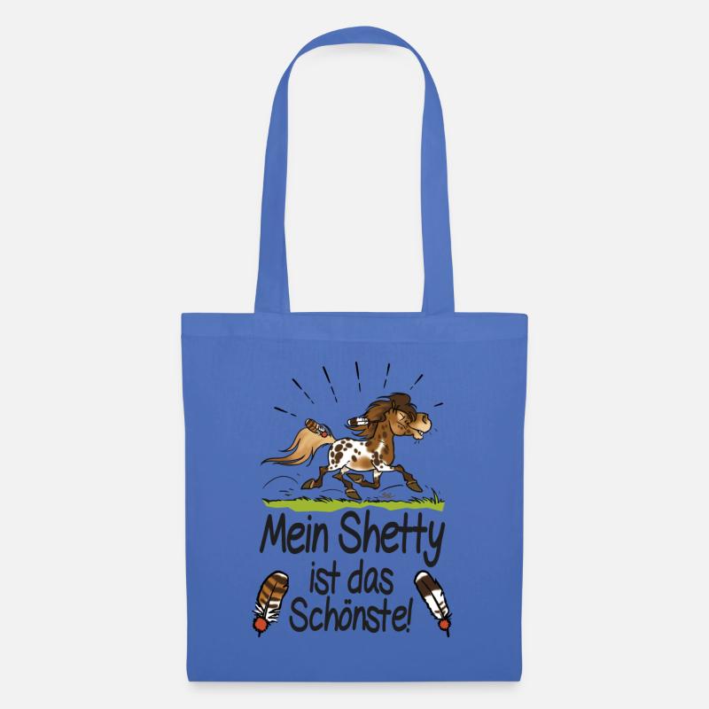 Mein Shetty das Schönste (Text schwarz) - Stoffbeutel - Hellblau