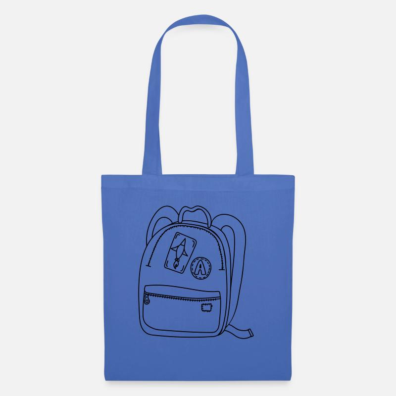 Rucksack - Stoffbeutel - Hellblau