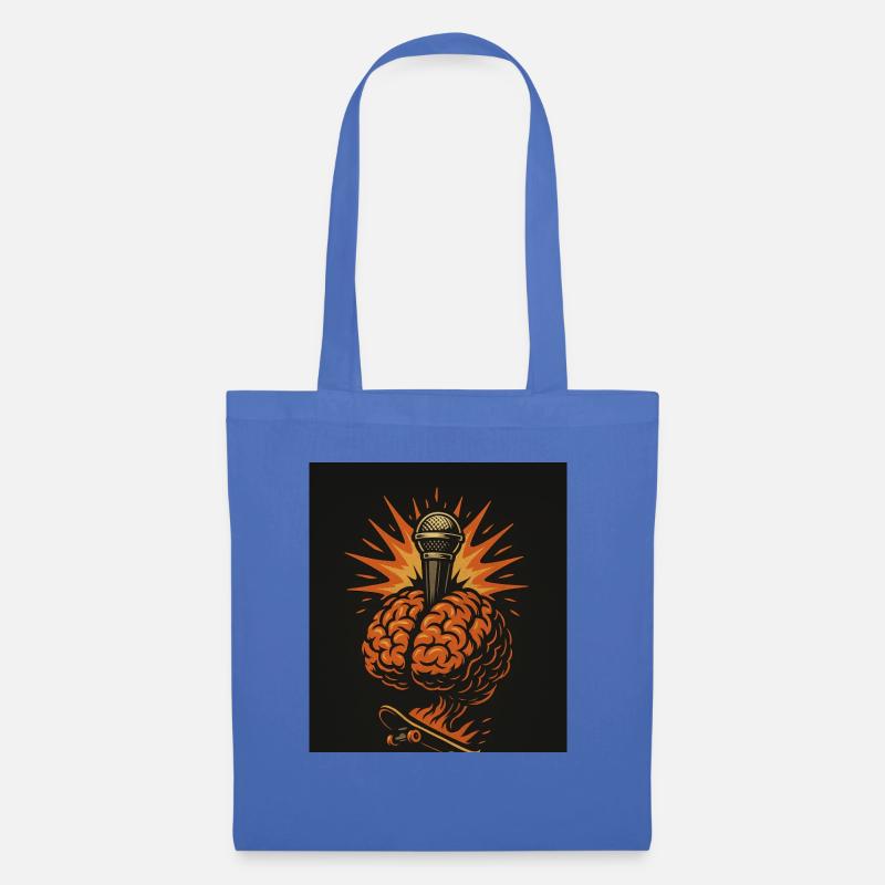 Mind Blaze – Mic Explosion - Stoffbeutel - Hellblau