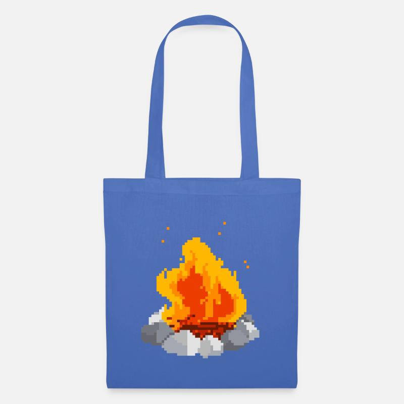 Pixel fire pixel fire - Tote Bag - light blue