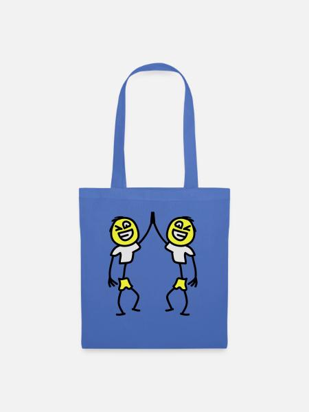 Two Friends - Stoffbeutel - Hellblau