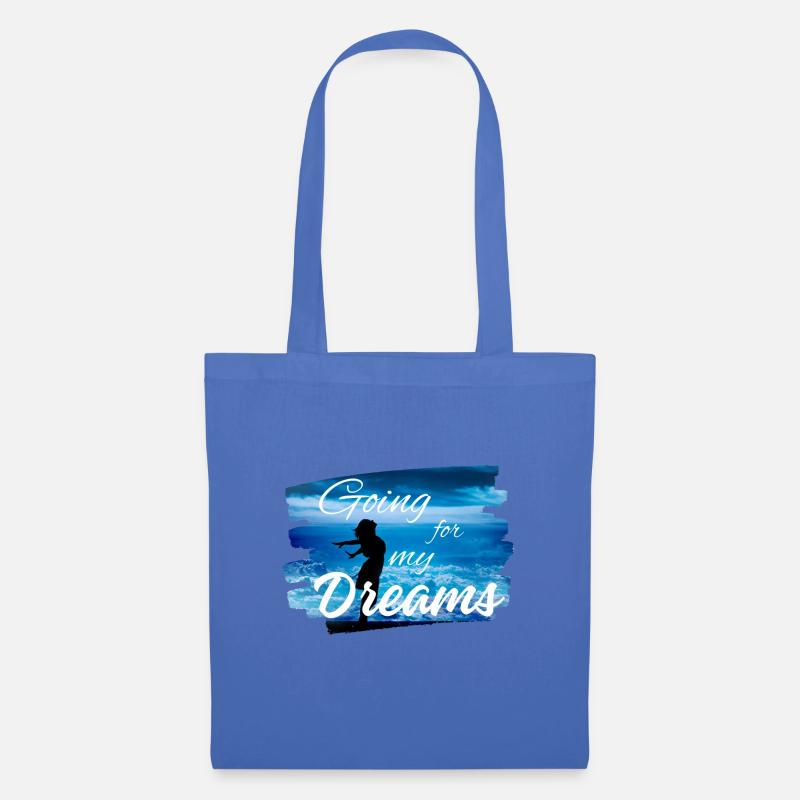 Going for my Dreams - Stoffbeutel - Hellblau