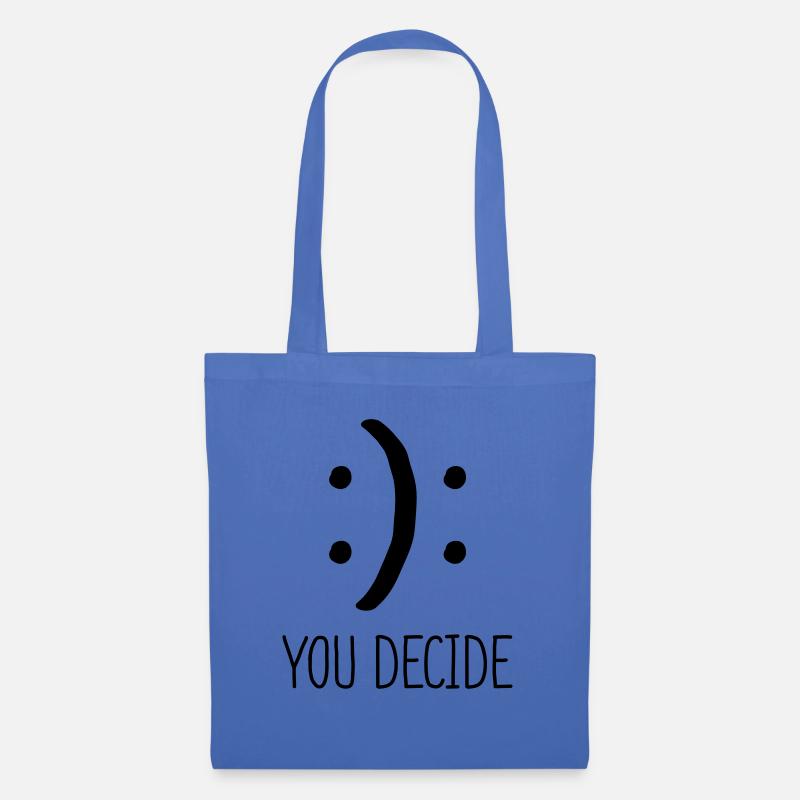 YOU DECIDE - Stoffbeutel - Hellblau