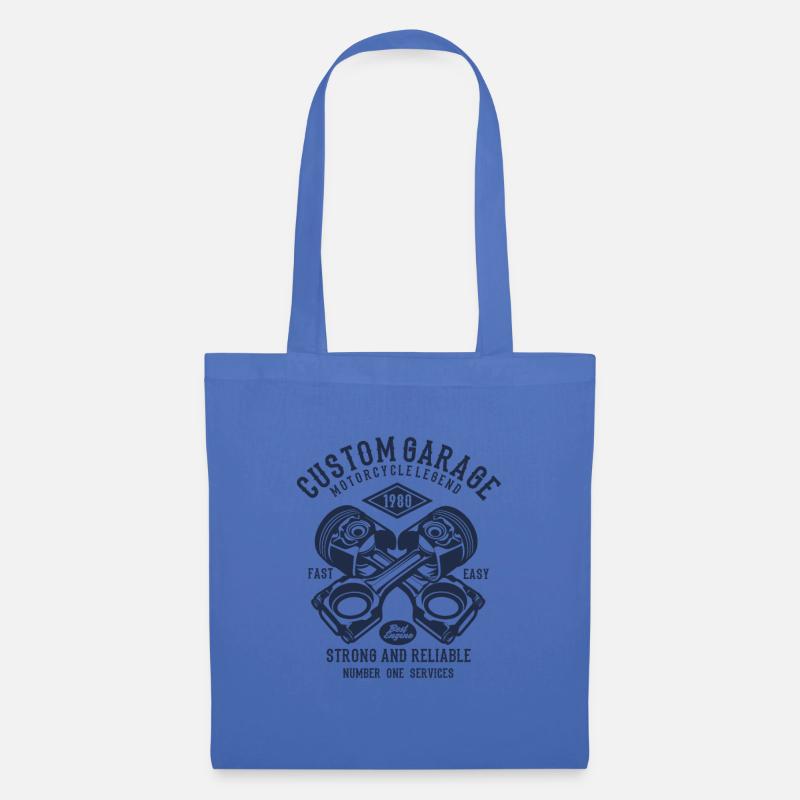 Custom Garage - Stoffbeutel - Hellblau