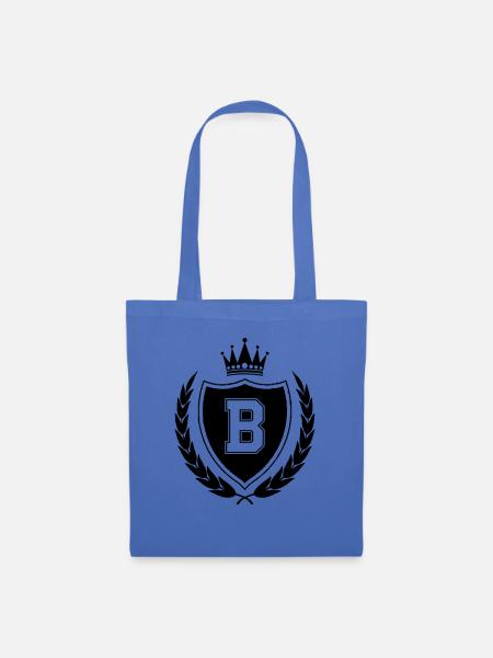 wappen B Krone - Stoffbeutel - Hellblau