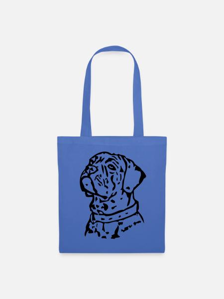 canecorso © - www.dog-power.nl - Stoffbeutel - Hellblau