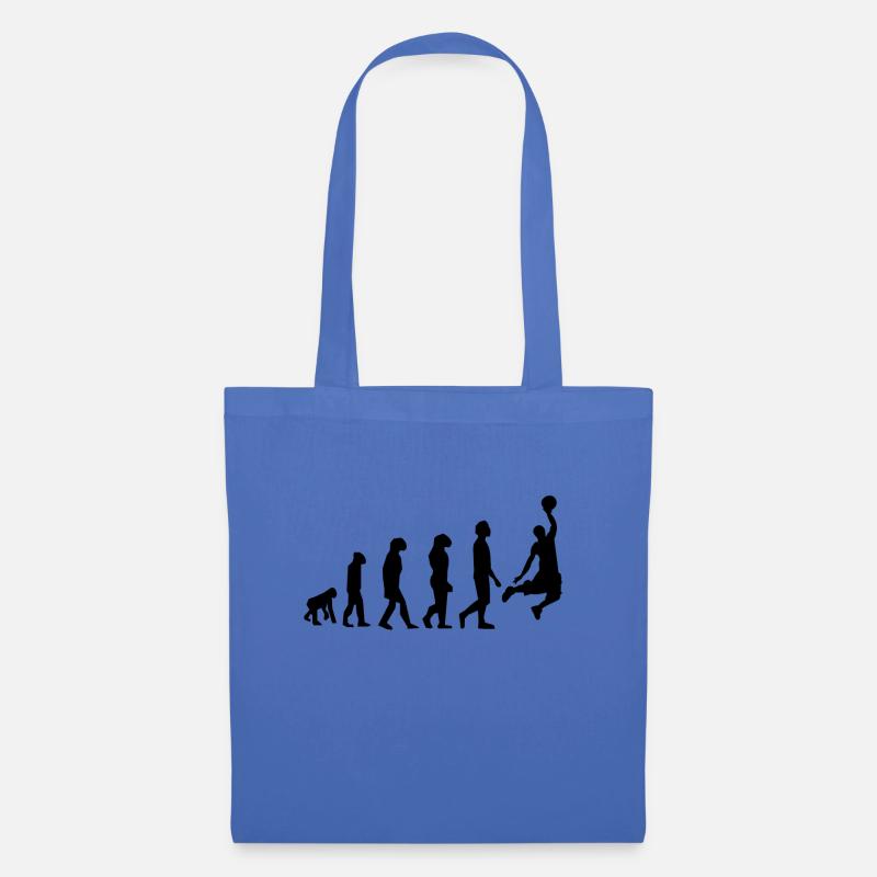 ÉVOLUTION BASKET - Sac en tissu - bleu pâle