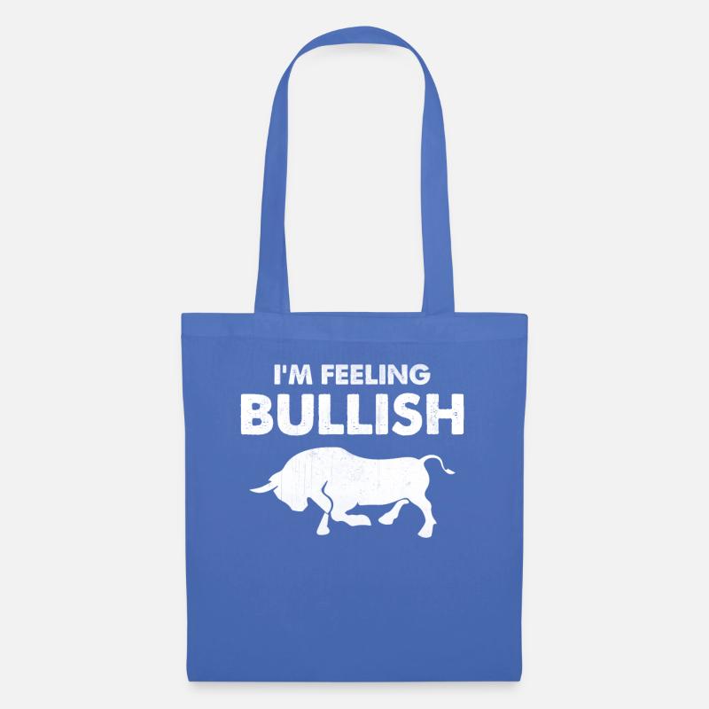 I'm feeling bullish - Stoffbeutel - Hellblau