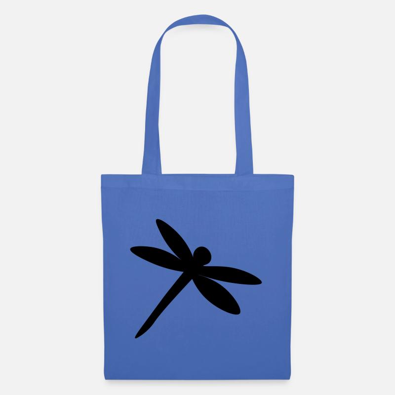 Libellule - Libellule - Libellule - Sac en tissu - bleu pâle