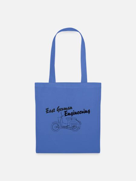 Simson Schwalbe KR51 - East German Engineering - Stoffbeutel - Hellblau