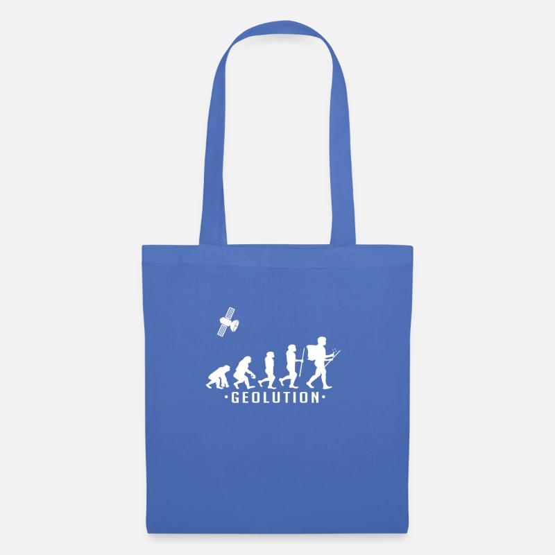 Géolution de géocaching - Sac en tissu - bleu pâle