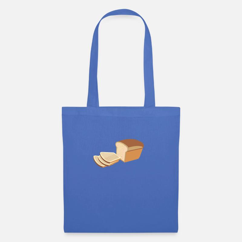 Bread write bread Toast bread - Tote Bag - light blue
