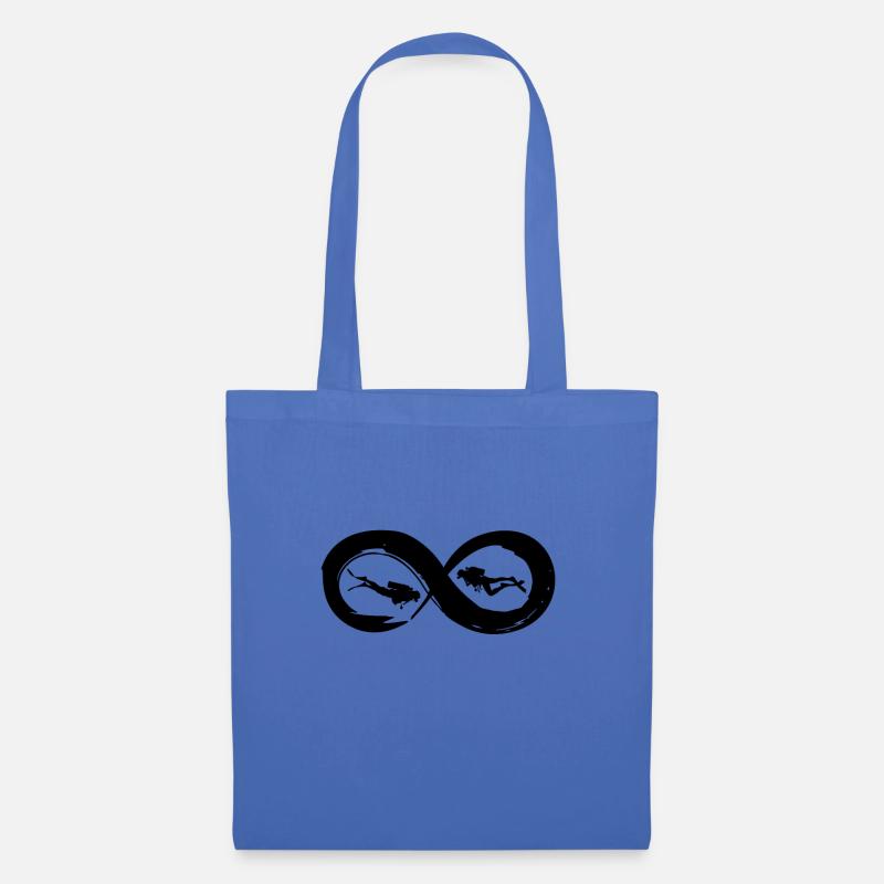Infinity Tauchen - Unendlichkeit Tauchen - Stoffbeutel - Hellblau