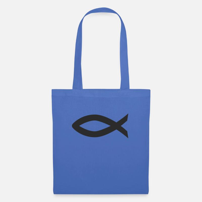 Fisch - Stoffbeutel - Hellblau