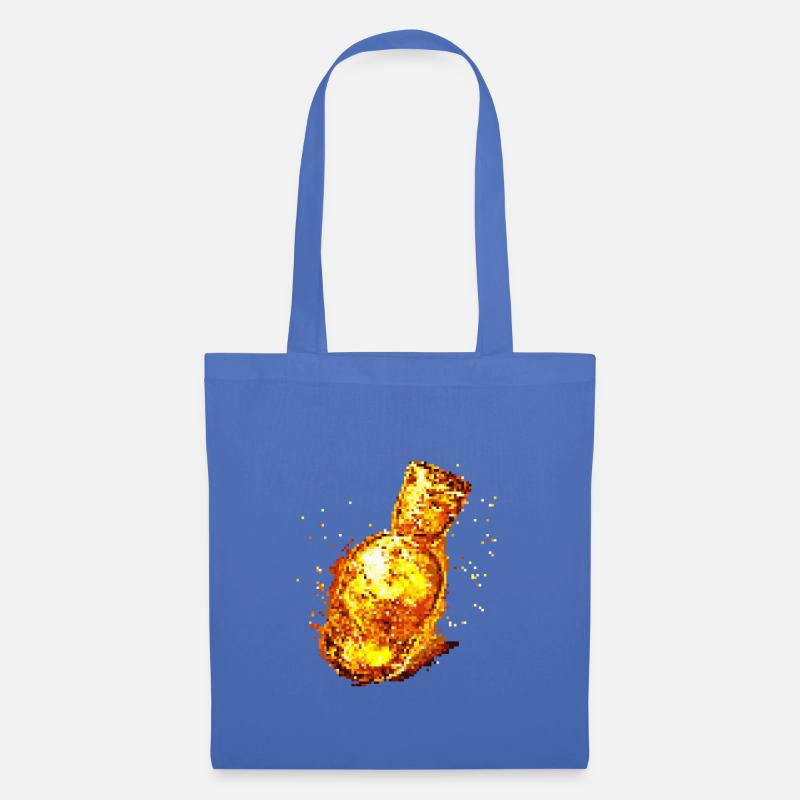 Estus Flask im Pixel look - Stoffbeutel - Hellblau