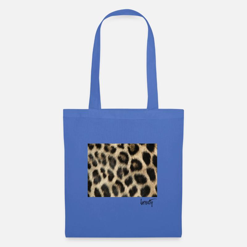 Leo Print - Stoffbeutel - Hellblau