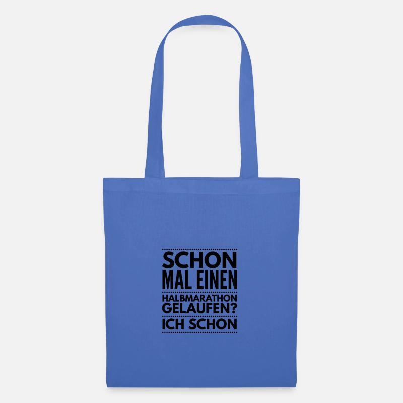 Halbmarathon - Stoffbeutel - Hellblau
