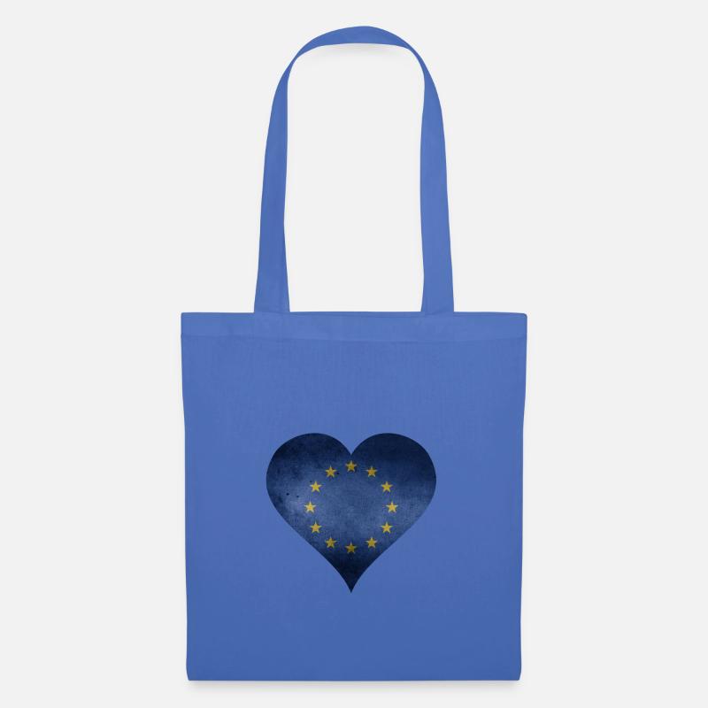 EU Herz - Stoffbeutel - Hellblau
