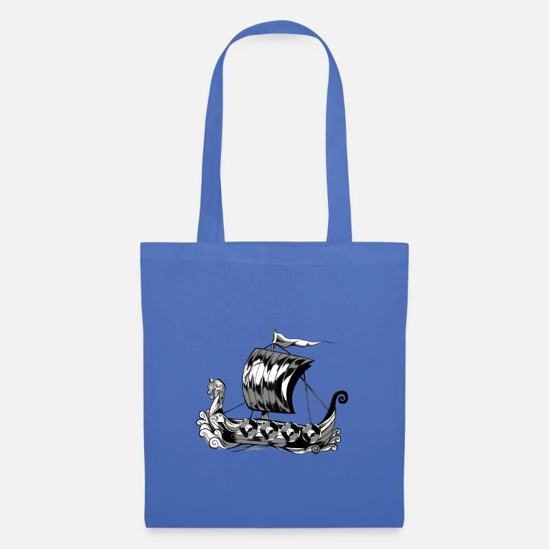 Wikingerschiff Wikinger Boot Vikinger Schiff - Stoffbeutel - Hellblau
