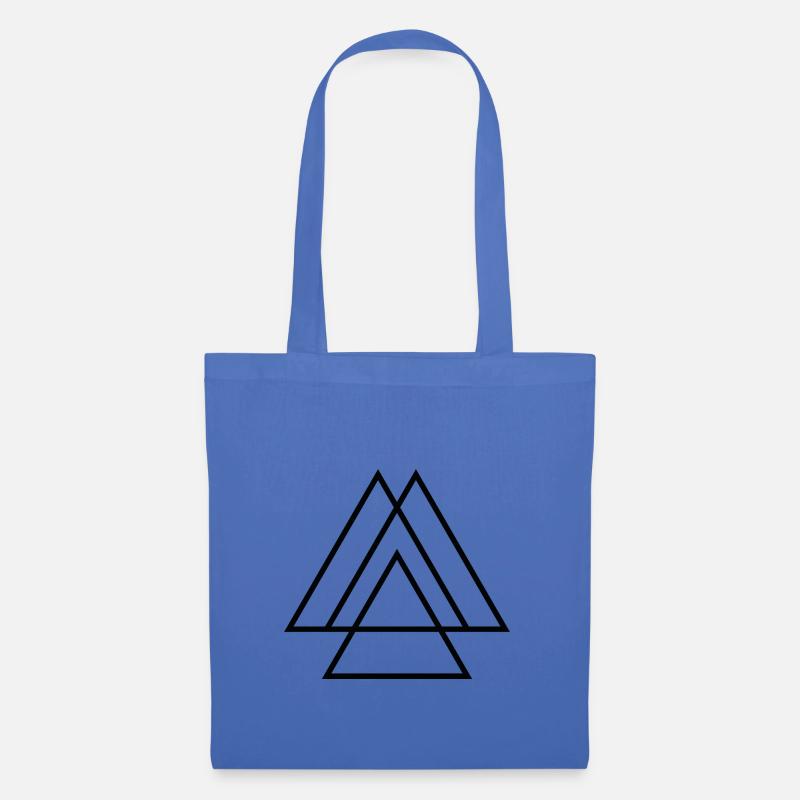 triangles - Tote Bag - light blue