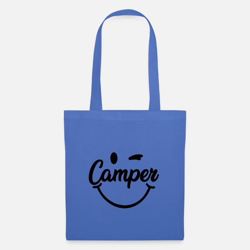 Camping - Stoffbeutel - Hellblau