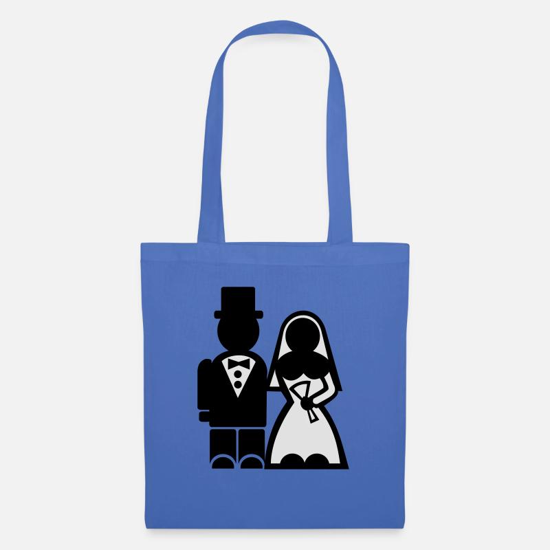 Junggesellenabschied - Hochzeit - Stoffbeutel - Hellblau