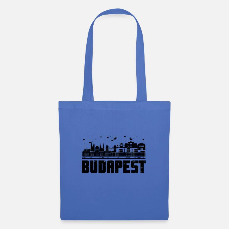 Budapest - Stoffbeutel - Hellblau