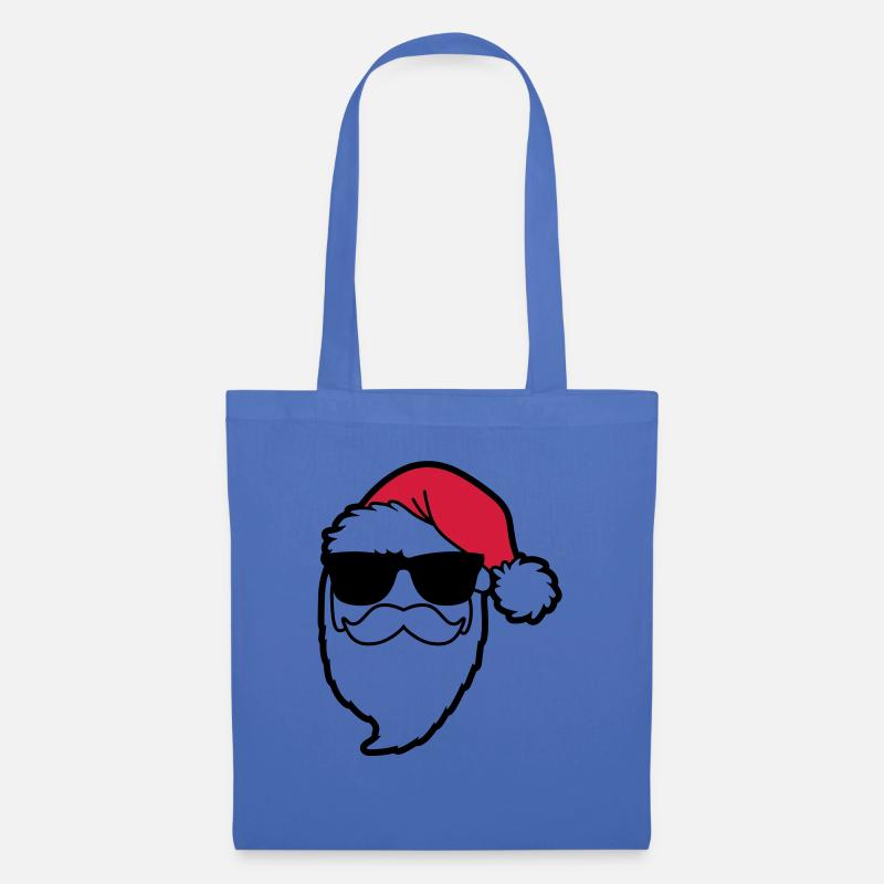 santa_claus_hohoho_4a - Stoffbeutel - Hellblau