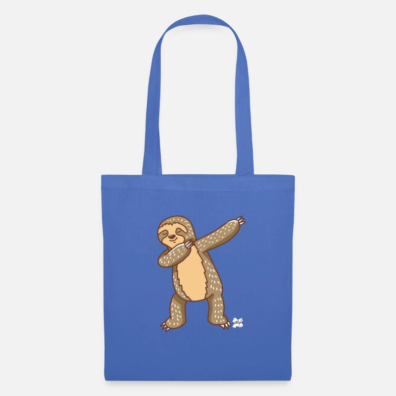 Faultier Dab Dabbing Geschenk idee hiphop jugend - Stoffbeutel - Hellblau