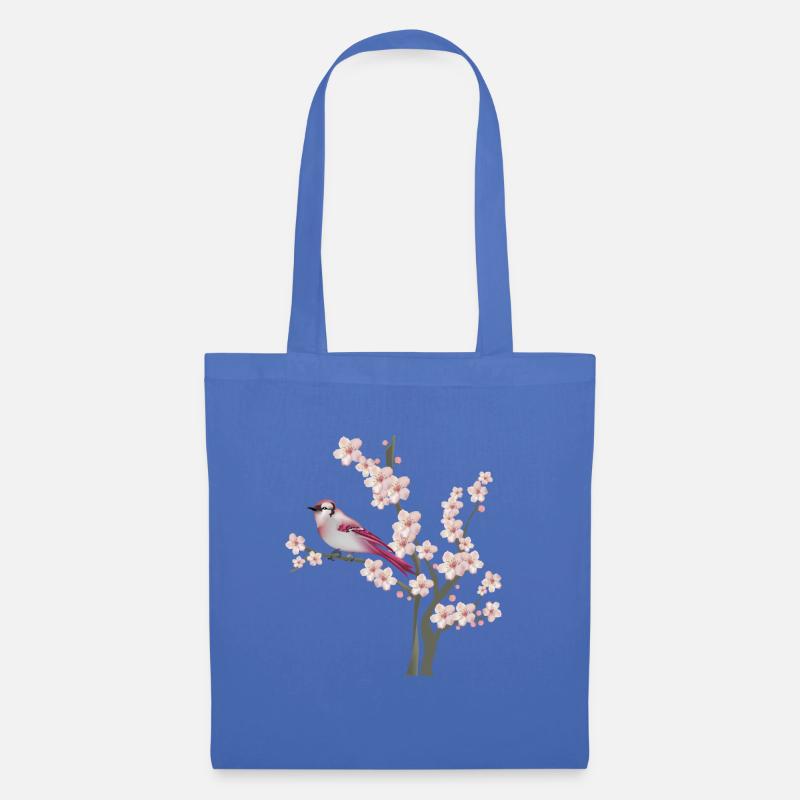 Frühling - Stoffbeutel - Hellblau