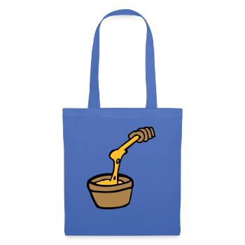 aligot fromage fondue cuisine française Cantal - Sac en tissu - bleu pâle - Devant