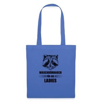 Waschbärbauch für die ladies Motivation - Stoffbeutel - Hellblau - Vorne