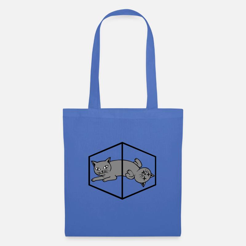 Schrödingers Katze - Stoffbeutel - Hellblau