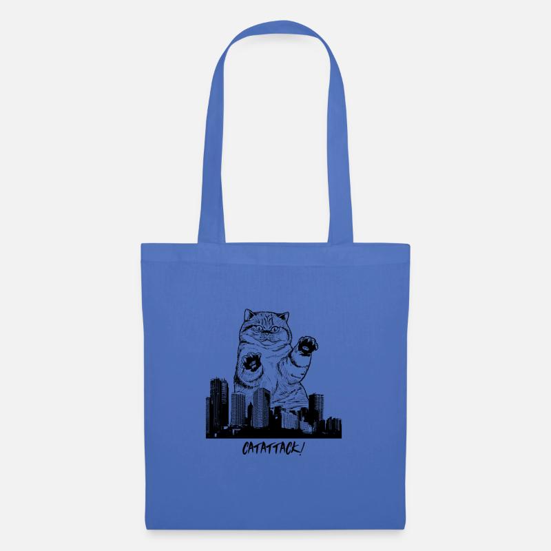 Catattack - Stoffbeutel - Hellblau