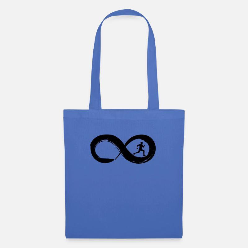 Infinity Laufen - Stoffbeutel - Hellblau