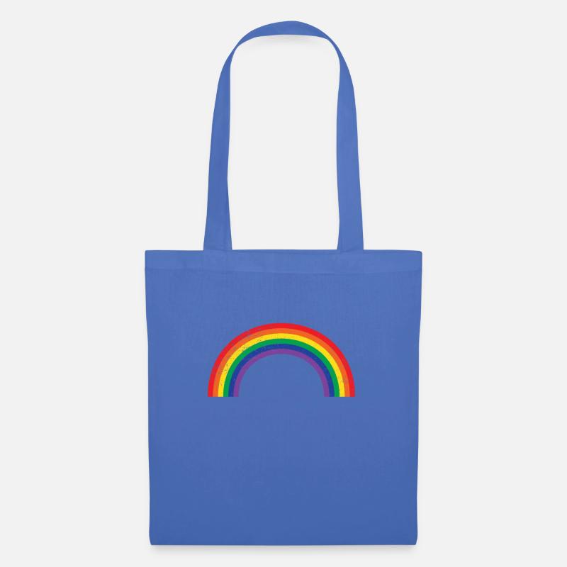 rainbow regenbogen - Stoffbeutel - Hellblau