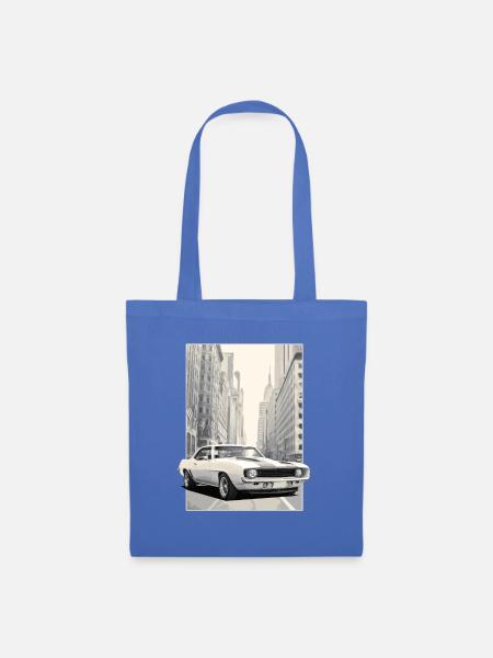 Oldtimer Cam 17 Skyline - Stoffbeutel - Hellblau