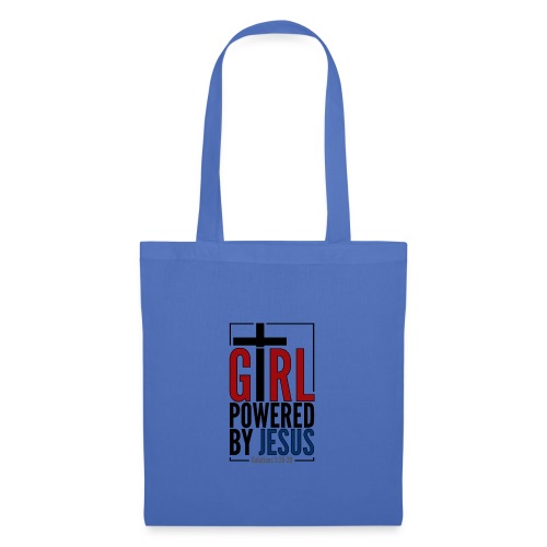 Girl Powered By Jesus - Women's Christian Fashion - Tote Bag