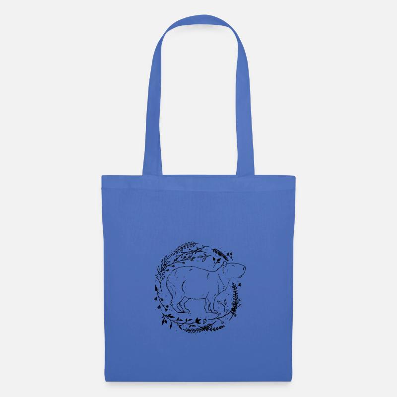 Capybara - Stoffbeutel - Hellblau