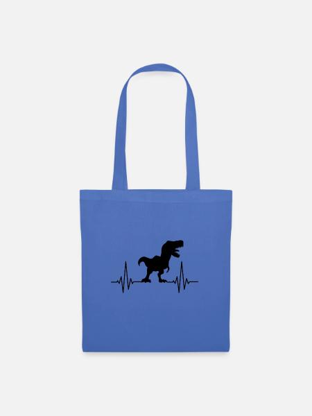 Paläontologie Dinosaurier - Stoffbeutel - Hellblau