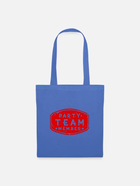 Party Team Member - Stoffbeutel - Hellblau