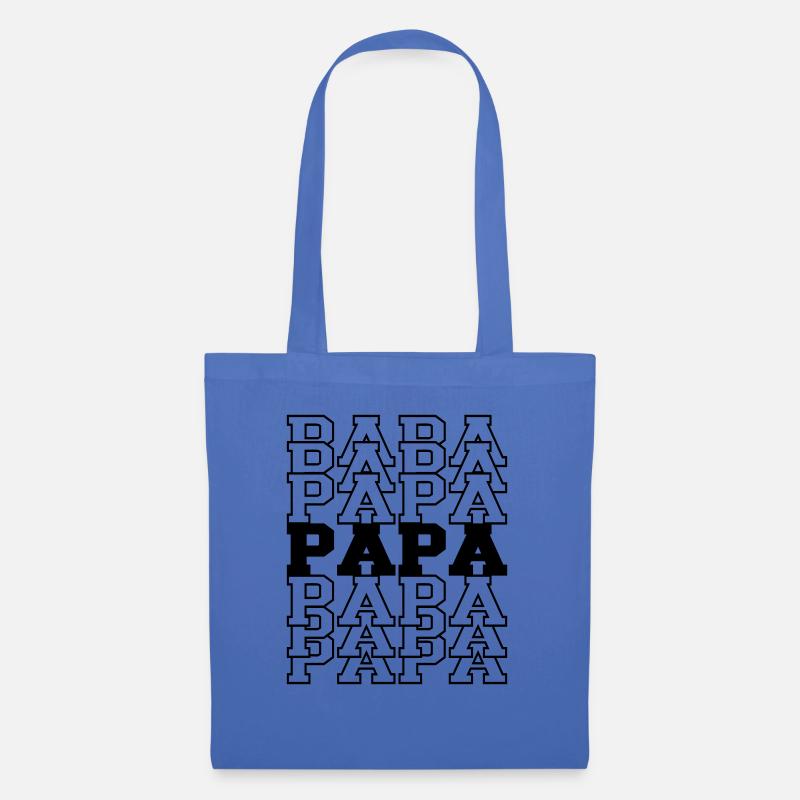 Papa - Stoffbeutel - Hellblau