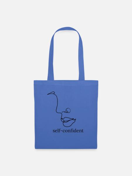 Self-confident - Stoffbeutel - Hellblau